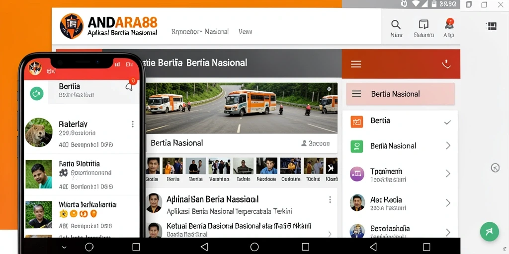 Tampilan antarmuka ANDARA88 yang menarik dan informatif.