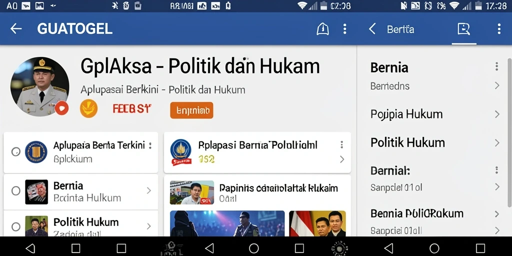 Tampilan antarmuka GUATOGEL yang informatif dan menarik.