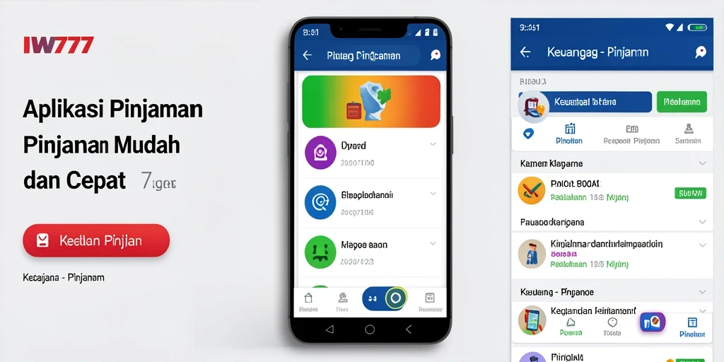 Antarmuka IW777 yang sederhana dan mudah digunakan.
