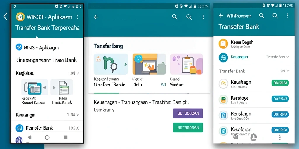 Tampilan antarmuka aplikasi WIN33 yang sederhana dan efisien.